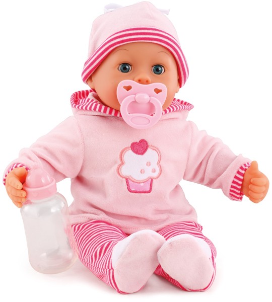 Funktionspuppe First Words Baby Cookie 38 cm (Rosa-Pink)