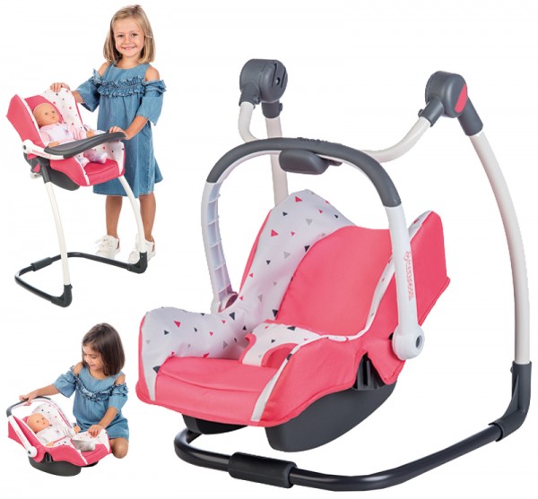 Maxi Cosi Hochstuhl, Autositz und Schaukel 3in1 (Koralle)