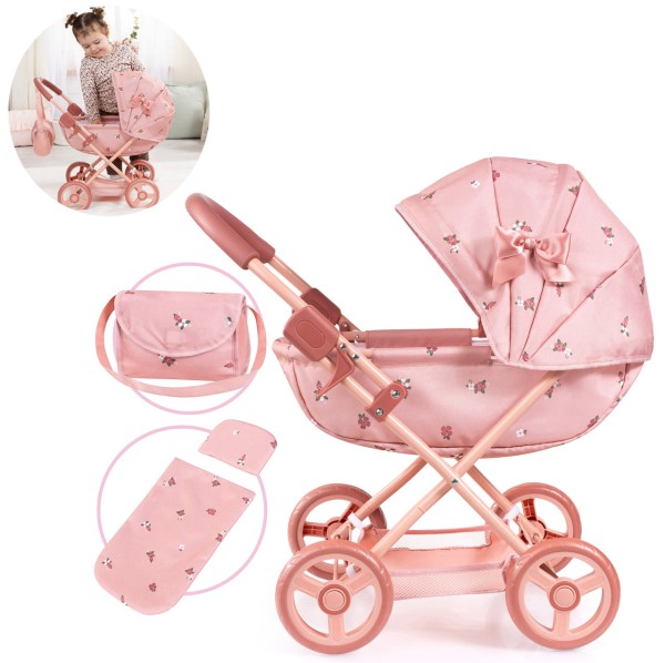 Kleiner Puppenwagen Cosy (Rose)