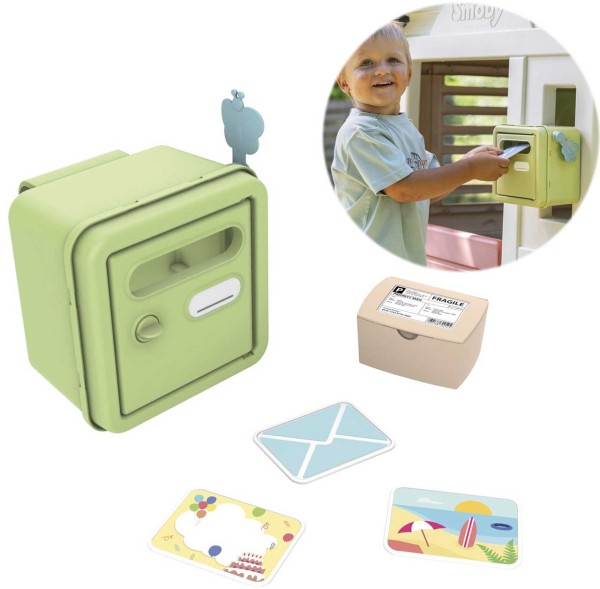 Life Spielhaus Zubehör Briefkasten mit Zubehör (Grün)
