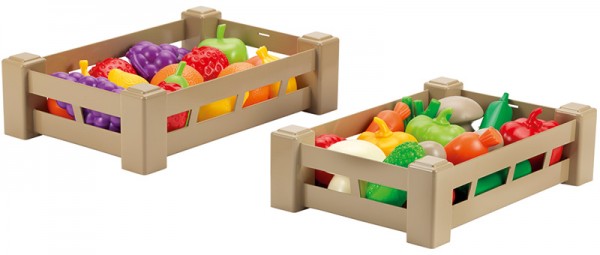 2 Große Kisten mit Obst & Gemüse