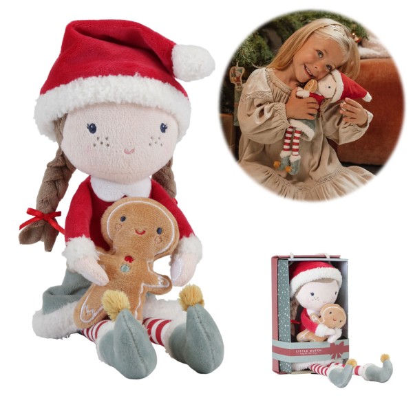 X-Mas Kuschelpuppe Rosa 35 cm