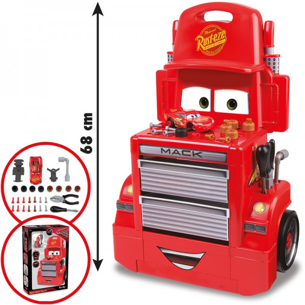 Cars Mack Truck Werkstatt-Trolley