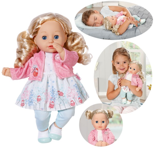 Baby Annabell Puppe Little Sophia 36 cm mit Haaren (Blond)