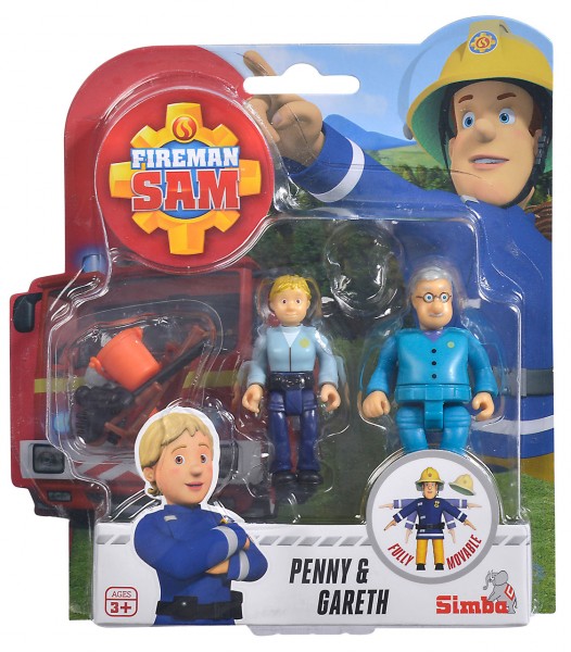 Feuerwehrmann Sam 2er Figuren-Set Penny & Gareth