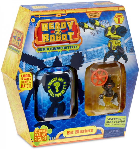 Ready2Robot Bot Blasters Pack 2 Serie 1 (Schwarz)