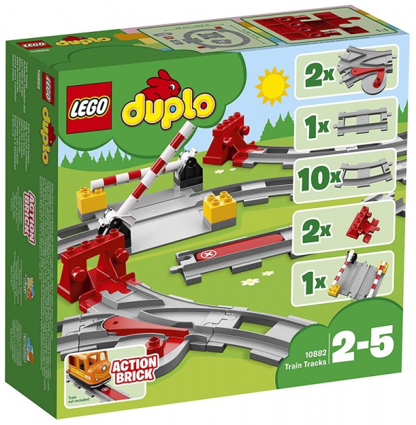 Duplo Eisenbahn Schienen Zubehör-Set 10882
