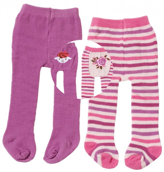 Baby Annabell Strumpfhosen-Set 40 - 46 cm (Violett-Pink)