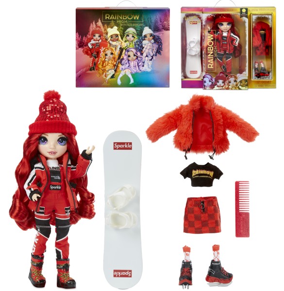 Rainbow High Winter Break Fashion Doll Ruby Anderson (Rot)