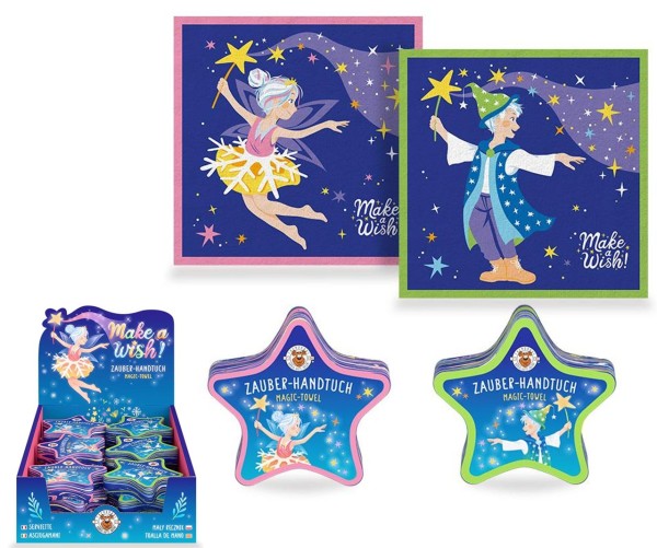 Magic Towel 30 x 30cm Zauberhandtuch für Kinder (Sortiert)