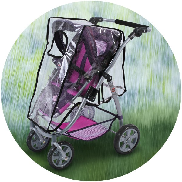 Regenverdeck für Sportsitz-Puppenwagen