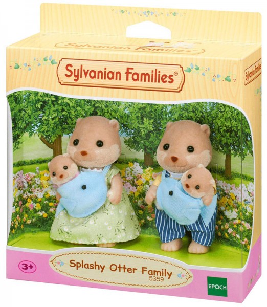 Sylvanian Families Otter Familie Plansch