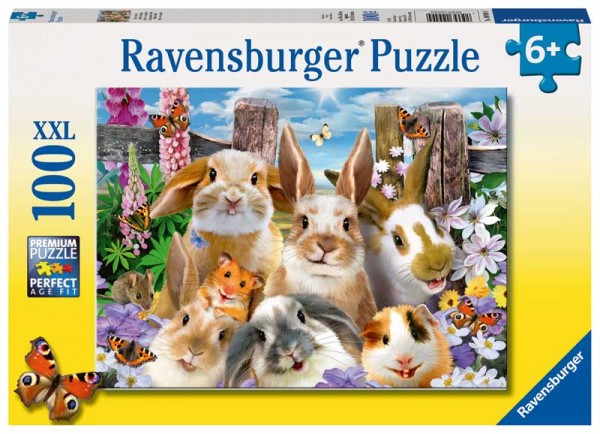Kinderpuzzle Hasen-Selfie ab 6 Jahren