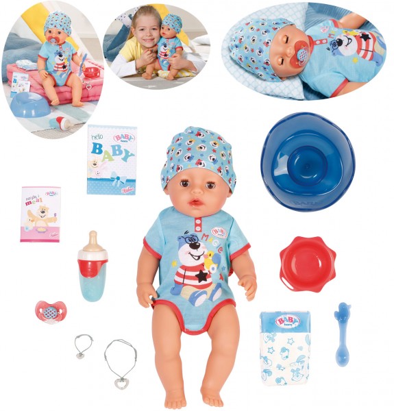 Baby Born Magic Boy Puppe 43 cm (Blau)