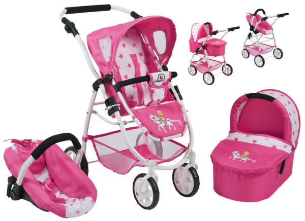 Puppenwagen Emotion All In 3in1 (Pony & Princess)