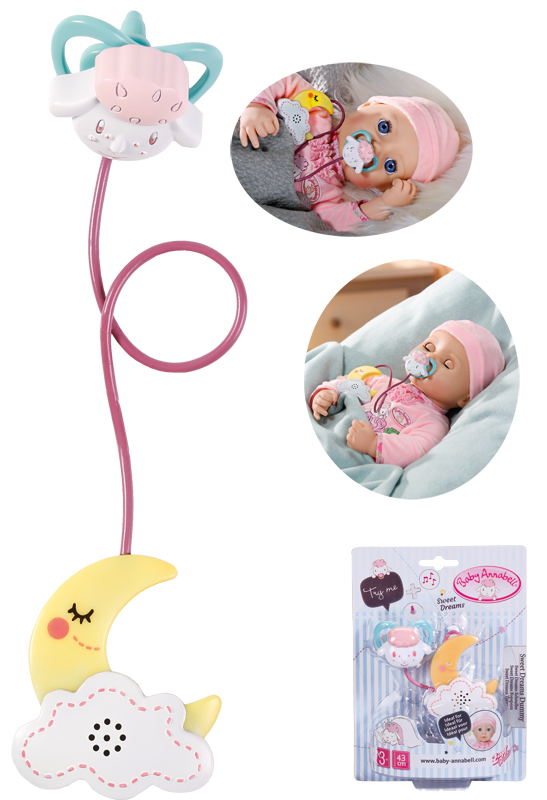 Zapf Creation Baby Annabell Sweet Dreams Schnuller Fur 43 Cm Puppe Spielzeug24