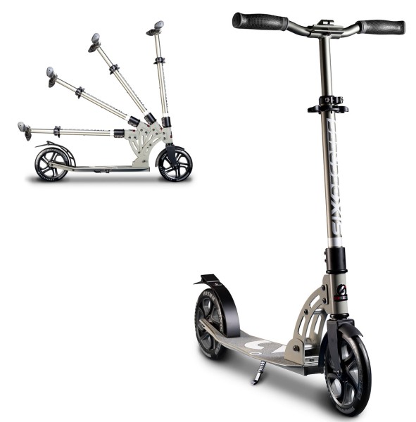 Aluminium Scooter 205 mm Roller (Grau)