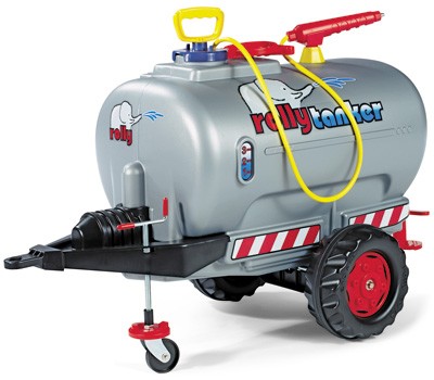 RollyTrailer Anhänger Tanker mit Pumpe und Spritze (Silber)