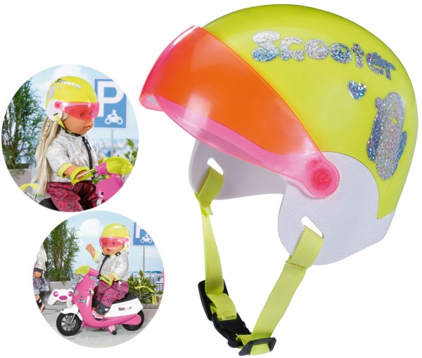 Baby Born City Scooterhelm 43 cm (Gelb)