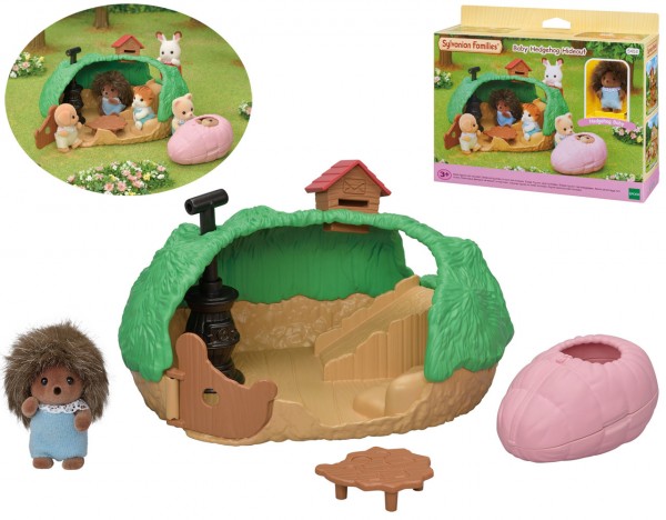 Sylvanian Families Baby Igelhöhle mit Igel Figur