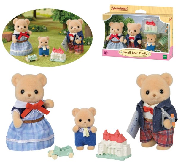 Sylvanian Families Biscuit Bären Familie
