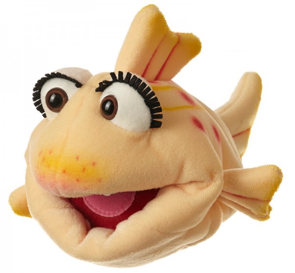 Matthies Living Puppets Handpuppe Flupsi der kleine Fisch 20 cm 