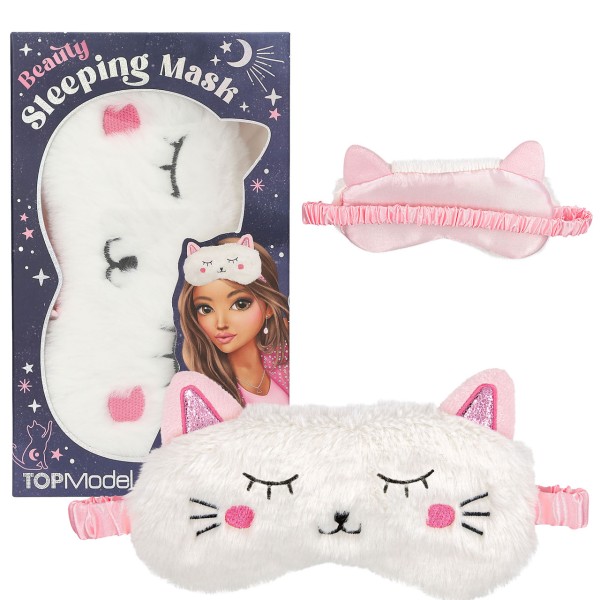 TOPModel Schlafmaske Beauty and Me Katze (Weiß)