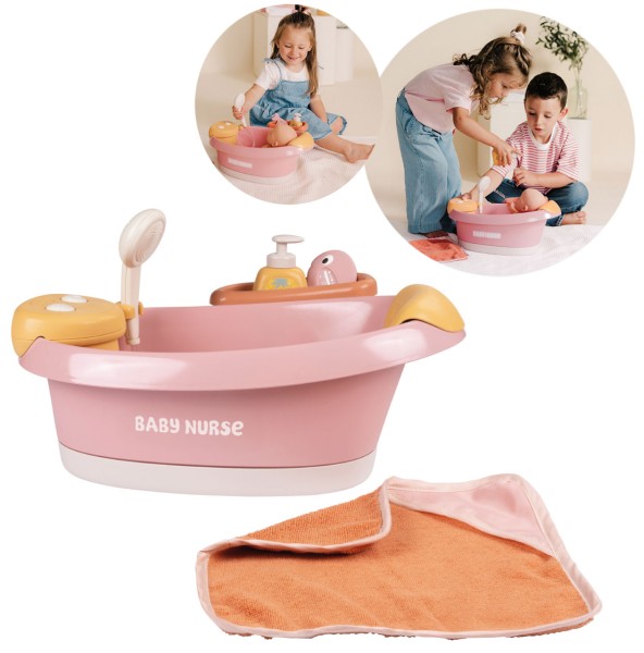 Baby Nurse elektronische Puppen-Badewanne (Rose)