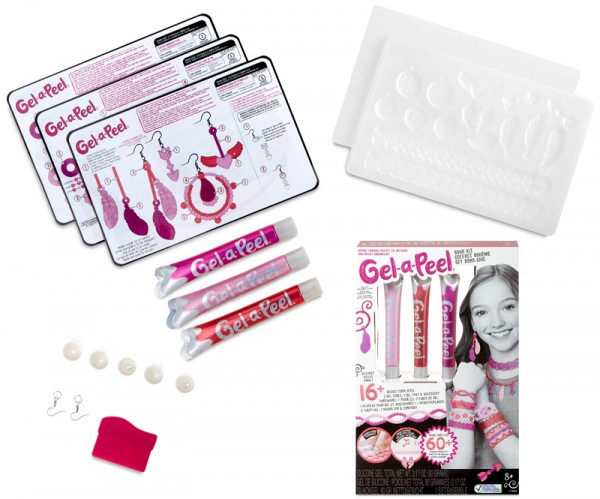 Gel-a-Peel 3er Pack Gel Set Jelly Kit (Rot-Rosa-Pink)