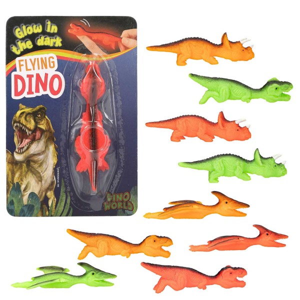 Dino World Fliegender Glow in the Dark Dino (Sortiert)
