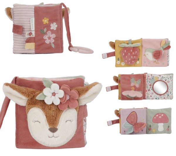 Buggybuch Fairy Garden Stoffbuch Reh (Rosa)