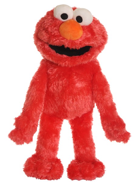 Sesamstrasse Plüschfigur & Handpuppe Elmo 35 cm (Rot)