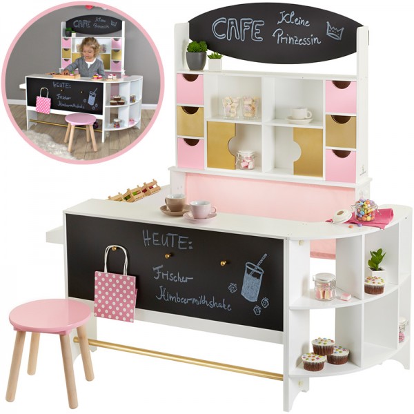 Kaufladen & Cafe Arabica (Weiß-Rosa-Gold)
