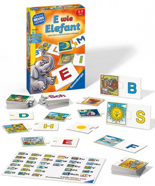 Kinderspiel E wie Elefant