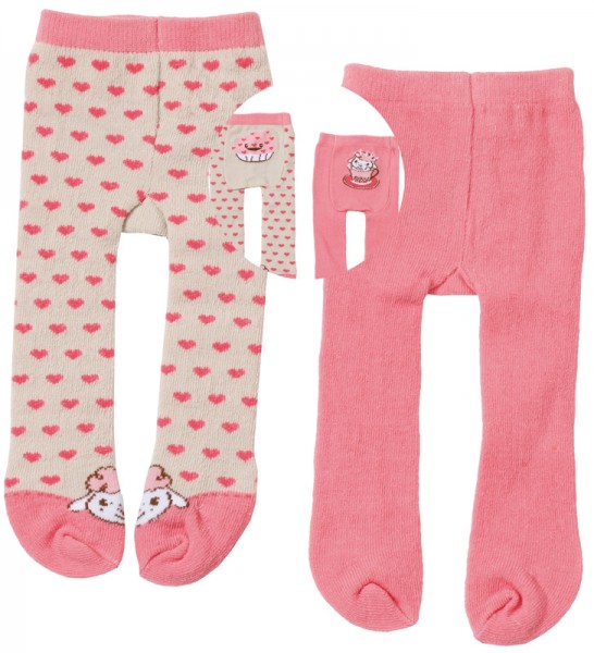 Baby Annabell Strumpfhosen-Set 40 - 46 cm (Rosa-Beige)