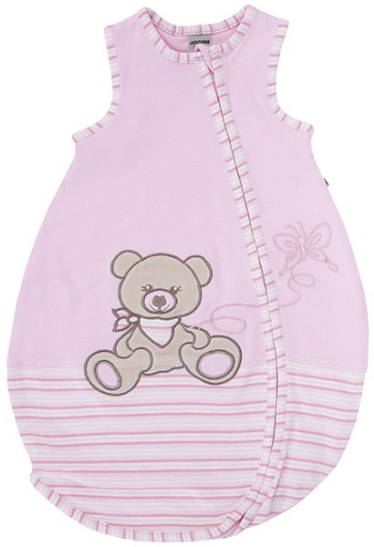 Sommerschlafsack Teddy Gr. 62/68 (Rosa-Ringel)