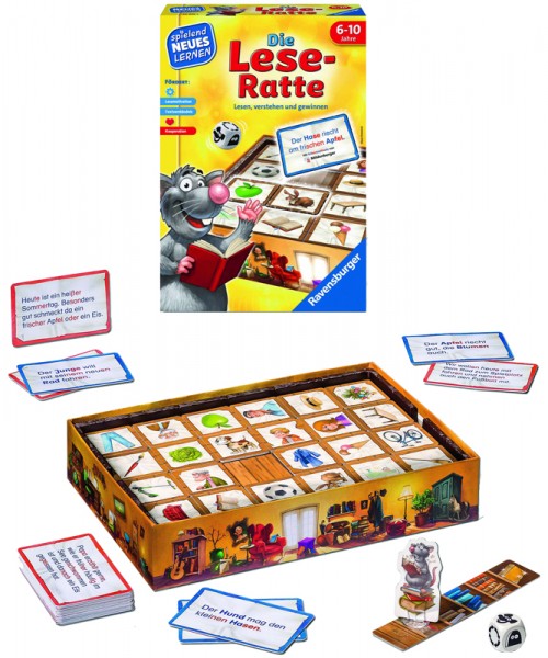 Kinderspiel Die Lese-Ratte