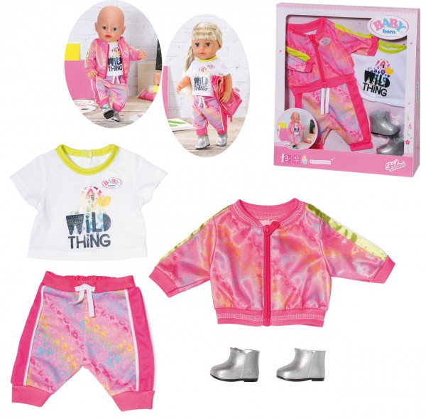 Baby Born Deluxe Trendiges Pink Set 43 cm (Pink)