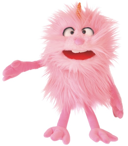 Living Puppets Handpuppe Monster to Go Bonsche 35 cm (Rosa)