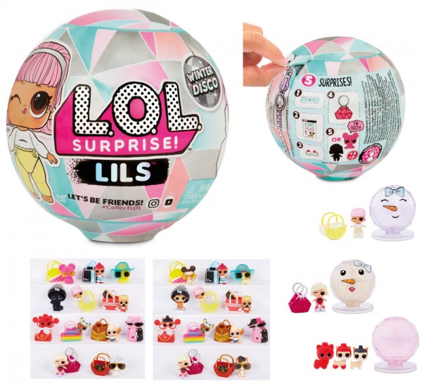 L.O.L. Suprise Lils Lil Sister & Lil Pet Winter Disco Serie (Sortiert)