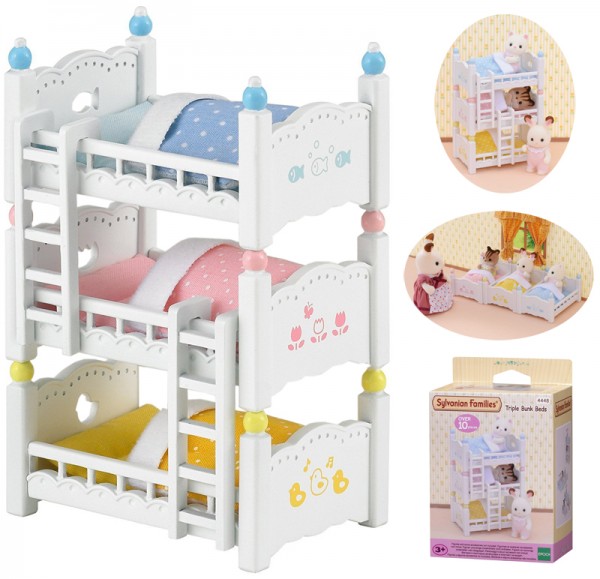 Sylvanian Families Möbelset Dreistöckiges Babyhochbett