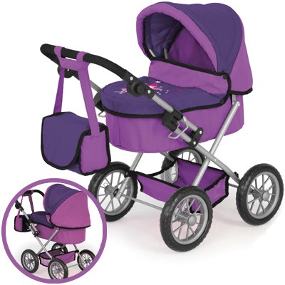 Mein erster Puppenwagen Trendy (Lila)