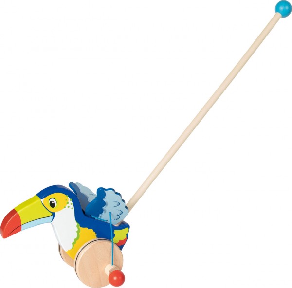 Schiebetier Tukan mit Flügelschlag (Blau-Bunt)