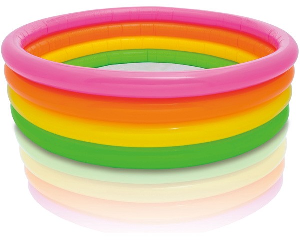 4-Ring Planschbecken 168 cm (Bunt)