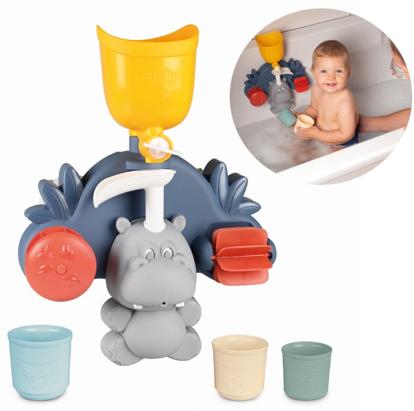 Little Smoby Hippo Badespaß Badewannen-Spielzeug