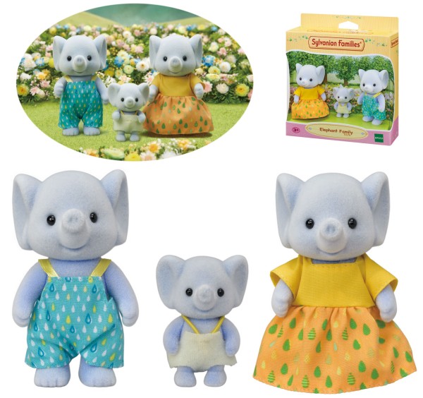 Sylvanian Families Elefanten Familie