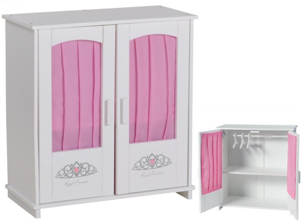 Puppenschrank Royal Princess (Weiß)