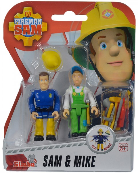 Feuerwehrmann Sam 2er Figuren-Set Sam und Mike