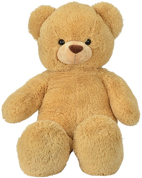 Nicotoy Großer XXL Plüschteddy 90 cm (Hellbraun)