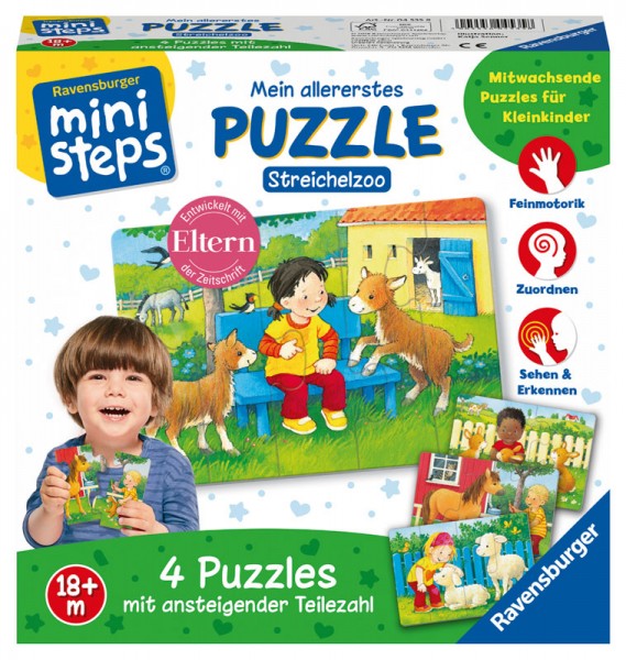 Ministeps Mein allererstes Puzzle Streichelzoo